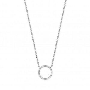 【送料無料】アクセサリー　ネックレス　スターリングシルバーライフペンダントネックレスサークルsterling silver cz cerchio della vita ciondolo collana 16 18 scn0297