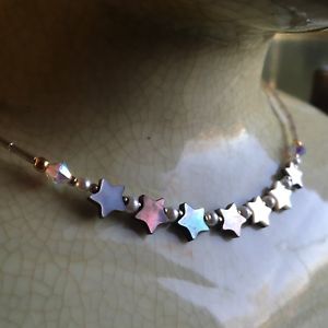 【送料無料】アクセサリー　ネックレス　パールシェルムーンネックレスbianco madreperla shell magica luna e stella collana 16 in ca 4064 cm 22,350円