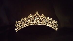 【送料無料】アクセサリー　ネックレス　クリスタルティアリアclear crystal tiara, adatto per sposa, damigelle, comunione, prom,