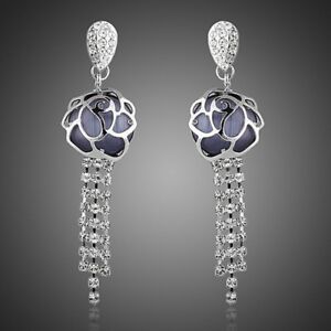 【送料無料】アクセサリー　ネックレス　クリスタルタッセルペンダントイヤリングfiore di cristallo tassel orecchini pendenti per donne ragazze donna me0262