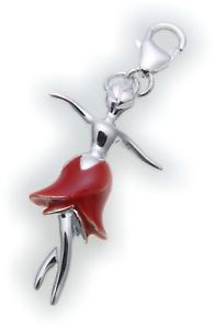 【送料無料】アクセサリー　ネックレス　バレリーナスターリングシルバーブレスレットciondolo ballerina vero argento 925 braccialetto con sterling qualit