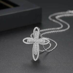 【送料無料】アクセサリー　ネックレス　collana pendente corto art deco pizzo croce trifoglio placcato oro class g6 224