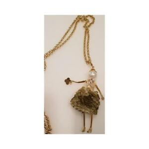 【送料無料】アクセサリー　ネックレス　ネックレスcollana le carose letters lcletta ottone nero