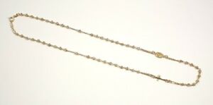 【送料無料】アクセサリー　ネックレス　ソリッドシルバーネックレスネックレスcollana rosario girocollo in argento massiccio 925, nuovo