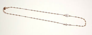 【送料無料】アクセサリー　ネックレス　collana rosario girocollo in argento massiccio 925, nuovo