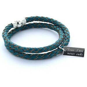 【送料無料】アクセサリー　ネックレス　スキン×カフカフガソリンuomo preferiti bracciale bracciale in pelle 0,5cm 2x avvolto amp; incisione petrol