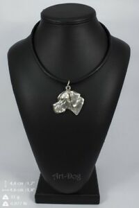 【送料無料】アクセサリー　ネックレス　ポインタネックレスコーティングシルバーアートpointer collana rivestita d’argento, alta qualit art dog it