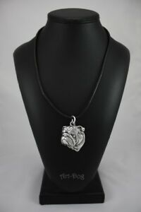 【送料無料】アクセサリー　ネックレス　ブルドッグネックレスコーティングシルバーアートbulldog inglese collana rivestita d’argento, alta qualit art dog it