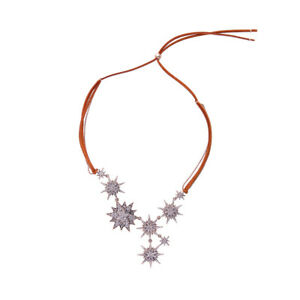 【送料無料】アクセサリー　ネックレス　ネックレスゴールデンスターマルチネックレスブラウンレトロcollana mi lungo dorato stella multi collana marrone matrimonio retr qt13 20,860円