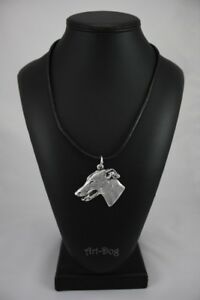 【送料無料】アクセサリー　ネックレス　タイプネックレスコーティングシルバーアートwhippet tipo 2 collana rivestita d’argento, alta qualit art dog it