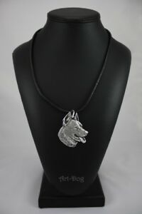 【送料無料】アクセサリー　ネックレス　ジャーマンシェパードネックレスコーティングシルバーアートpastore tedesco collana rivestita d’argento, alta qualit art dog it