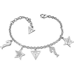 【送料無料】アクセサリー　ネックレス　カフスタースワロフスキーペンダントbracciale donna guess ubb83044 acciaio charms stella pendenti swarovski