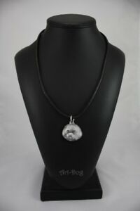 【送料無料】アクセサリー　ネックレス　ネックレスコーティングシルバーアートbichon frise collana rivestita d’argento, alta qualit art dog it
