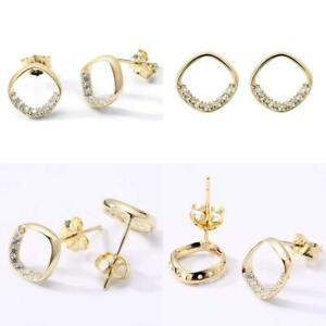 【送料無料】アクセサリー　ネックレス　ローブイヤリングorecchini a lobo per le donne 925 argento sterling, scintillante 5a zirconi, squa