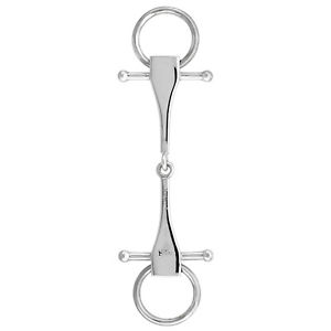 【送料無料】アクセサリー　ネックレス　ペンダントカートンargento sterling perfetto qualit cavallo morso snodato ciondolo, 18 astuccio