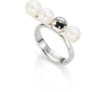 【送料無料】アクセサリー　ネックレス　リングスチールサイズanello donna morellato lunae sadx13012 acciaio perle naturali misura 12 lady