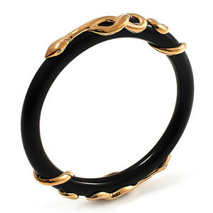 【送料無料】アクセサリー　ネックレス　ゴールドトーンスネークブレスレットgold tone snake bracciale in resina 18 cm lunghezza