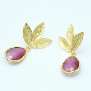 【送料無料】アクセサリー　ネックレス　オスマンストーンハンドメイドaylas ottomano placcato oro occhio di gatto semi preziosi gem stone fatto a mano