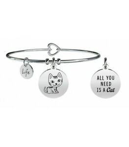 【送料無料】アクセサリー　ネックレス　カフアニマルプラネットオリジナルkidult bracciale animal planet gatto compagnia 731373 originale nuovo