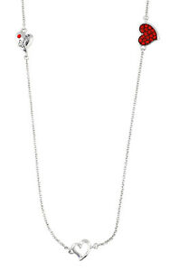 【送料無料】アクセサリー　ネックレス　ネックレスguess donna collana metallo argentorosso ubn81128