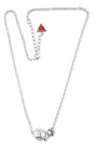 【送料無料】アクセサリー　ネックレス　guess donna collana metallo argento ubn31305
