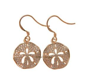 【送料無料】アクセサリー　ネックレス　ピンクゴールドメッキシルバーハワイアンドルrosa placcato oro argento 925 hawaiano sabbia dollaro