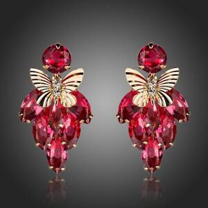 【送料無料】アクセサリー　ネックレス　ラズベリーペンダントイヤリングスロットルfarfalla su raspberry orecchini pendenti per le donne signore ragazze kfr0100