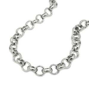 【送料無料】アクセサリー　ネックレス　ネックレスネックレスチェーンステンレススチールネックレス5,8mm collana collier catena pisello brillante acciaio inox collana uomo, 60cm