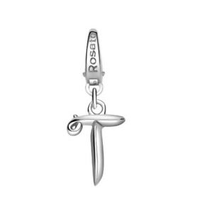 【送料無料】アクセサリー　ネックレス　シルバーマイアルファベットciondolo rosato charm in argento my alphabet t al046