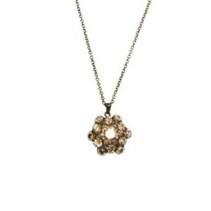【送料無料】アクセサリー ネックレス ネックレスライトブラウンkonplott collana sporgente collier bended lights marrone