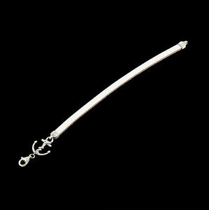 【送料無料】アクセサリー　ネックレス　シルバーブラシティゴールドポンペイブラウンレザーブレスレットbracciale in pelle marrone con ancora in argento 925 bra04 citt oro pompei