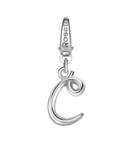【送料無料】アクセサリー　ネックレス　シルバーマイアルファベットアルciondolo rosato charm in argento my alphabet c al029