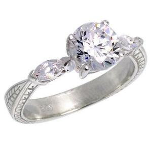 【貨物輸送無料】付属物 頸飾り スターリングシルバースパークリングカットargento sterling anello di fidanzamento,7粍 125コンピュータ断層撮影法 コンピュータ断層撮影法 sfavillanti amp; taglio ネックレス・ペンダント-男女兼用アクセサリー-ジュエリー・アクセサリー