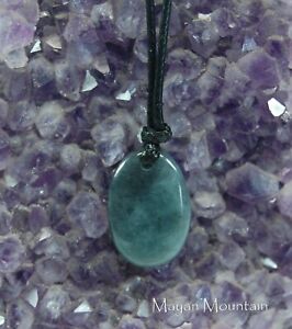 【貨物輸送無料】付属物 頸飾り シンプルグアテマラペンダントネックレスキャブpiccolo semplice guatemalteco giadeite blu ciondolo collana cab maya mountain 男女兼用アクセサリー-ジュエリー・アクセサリー