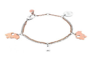 【送料無料】アクセサリー　ネックレス　カフスチールローズイタリアンデザイン2jewels bracciale donna doggy dog cane acciaio pvd rose italian design 231176