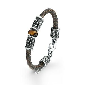 【送料無料】アクセサリー　ネックレス　オリバージュエルマンカフレザーステンレスs oliver jewel uomo bracciale in pelle acciaio inox so7851 417587