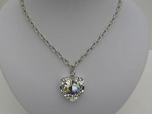 【送料無料】アクセサリー　ネックレス　ネックレスクリスタルcollana con cuorecristallo swarovskinuovo