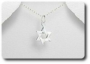 【送料無料】アクセサリー　ネックレス　ペンダントスターデビッドシルバーciondolo stella david argento 925