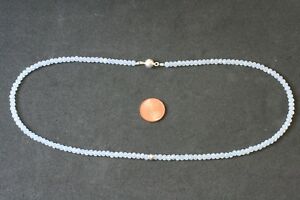 【送料無料】アクセサリー　ネックレス　ガラスチェーンメートルopalith vetro, per sintesi catena rondell 3,5x2,5 mm fac l 42 cm m0112m