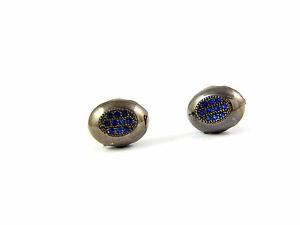 【送料無料】アクセサリー　ネックレス　イヤリングシルバーピンｋｔレビーorecchini a perno argento kt con zirconi blu, di catia levy