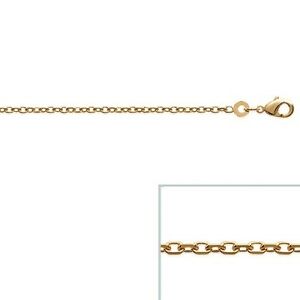 【送料無料】アクセサリー　ネックレス　ヌフゴーchaine plaqu or maille forat 50 cm epaisse 1,8 mm neuf bijouteriejolybijoux