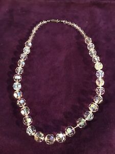 【送料無料】アクセサリー　ネックレス　イタリアビンテージネックレスcollana in cristallo vintage made in italy