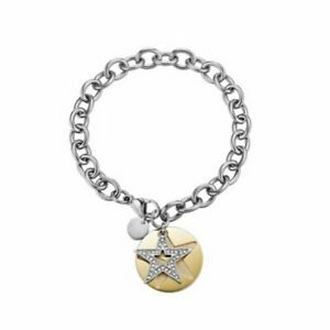 【送料無料】アクセサリー　ネックレス　ステンレススチールシルバーゴールドエスプリブレスレットesprit donna bracciale in acciaio inox argento oro great star esbr 11607b190