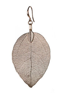 【送料無料】アクセサリー　ネックレス　イヤリングピンクゴールドリーフblumenkind donna orecchini oro rosa foglie ble03sro metallo
