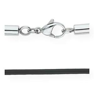 【送料無料】アクセサリー　ネックレス　ペンダントスキンステンレススチールネックレスjuwelmalux collana per ciondolo pelle e acciaio inox jl28050013