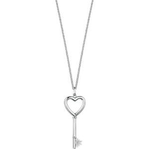 【送料無料】アクセサリー　ネックレス　ネックレスキースチールハートスワロフスキーcollana donna morellato istanti saix04 acciaio chiave cuore swarovski