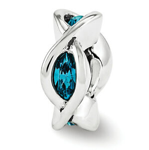 【送料無料】アクセサリー　ネックレス　スワロフスキーエレメントツイストビーズシルバービーズswarovski elements marquise twist perline argento 925 reflection perline