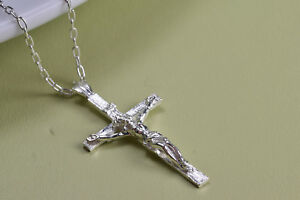 【送料無料】アクセサリー　ネックレス　スターリングシルバークロスイエスネックレスペンダントargento sterling, crocifisso collana con ciondolo croce 21,456円