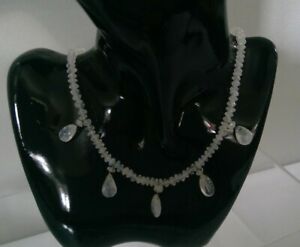 【送料無料】アクセサリー　ネックレス　ネックレスドロップペンダントピンクcollana cristallo di quarzo rosa con 5 ciondoli a goccia 16