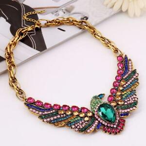 【送料無料】アクセサリー　ネックレス　ネックレスt177 enorme collana con strass birdgratis uk p amp; p